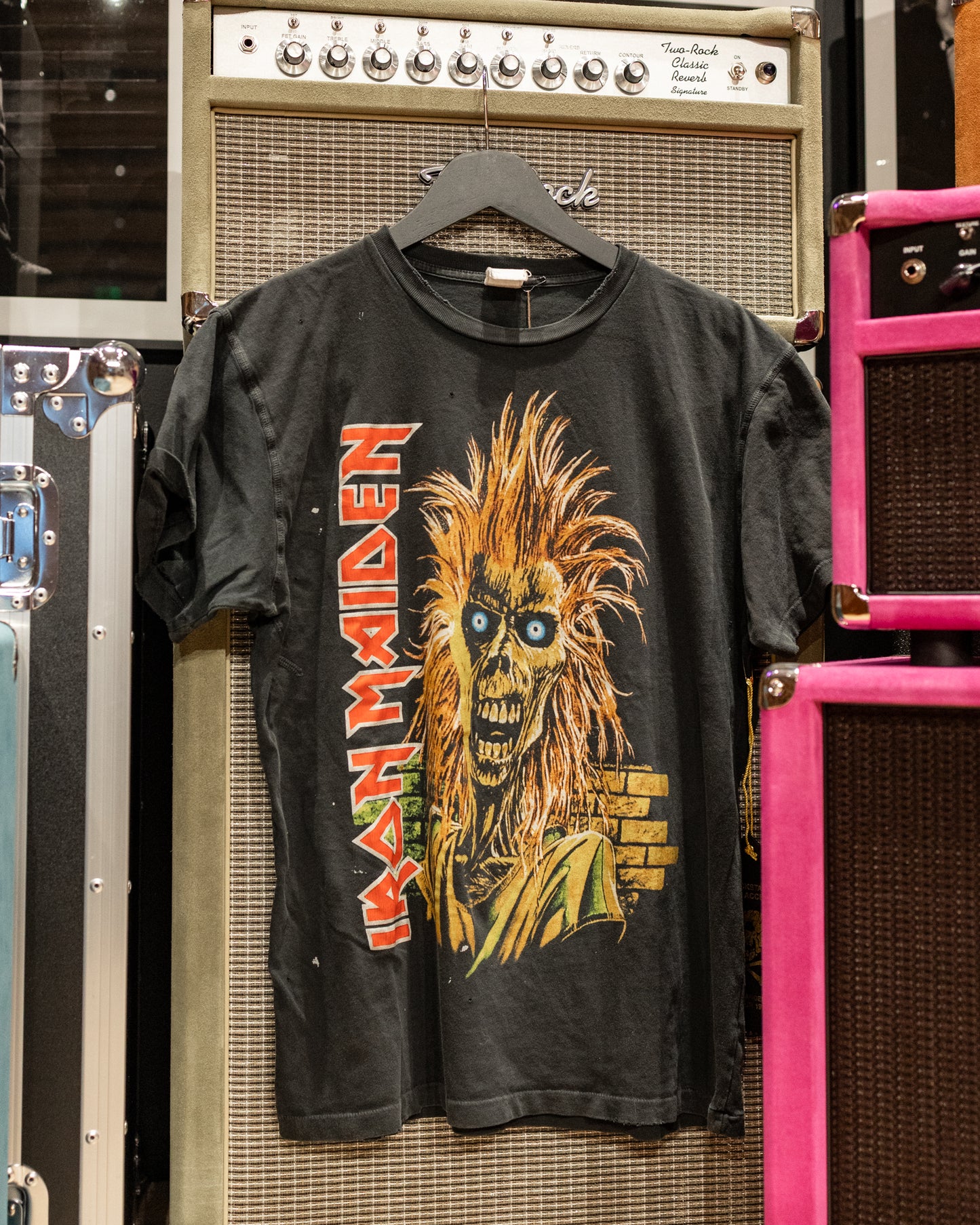 Madeworn Iron Maiden 90's Fit Tee - Coal