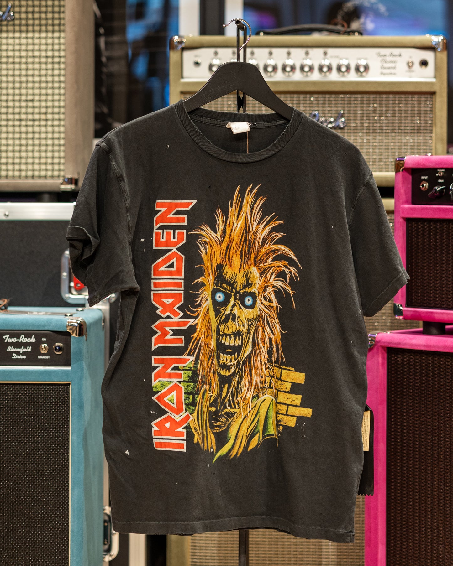 Madeworn Iron Maiden 90's Fit Tee - Coal