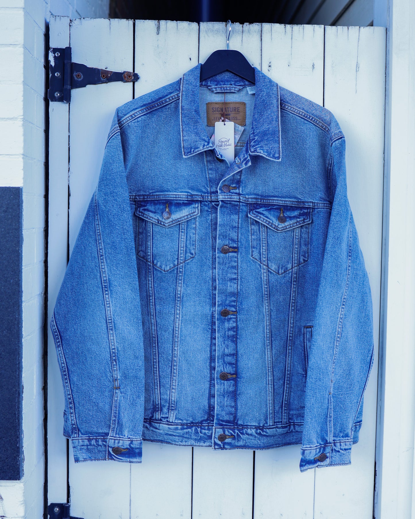 Motley Crue Hand-Painted Denim Jacket (Men’s XL)