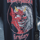 Madeworn Iron Maiden Tee Detail - Coal