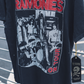 Madeworn Ramones On Tour Band Tee in Coal Close Up
