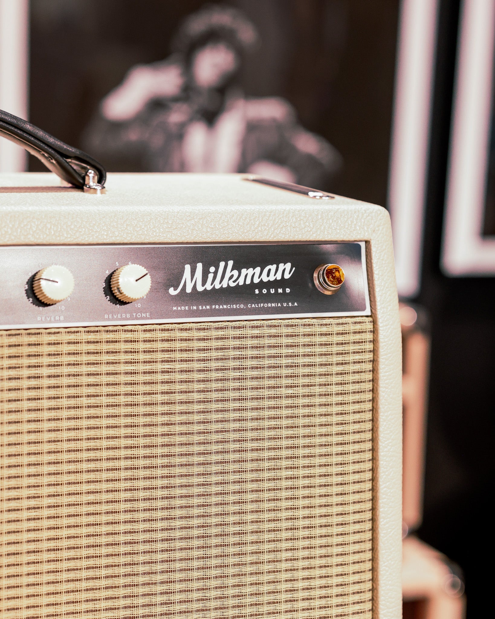 Milkman 40 Watt Pedal Steel Mini Ceramic  Detail - For Sale at Round Hill Music Co., Greenwich CT