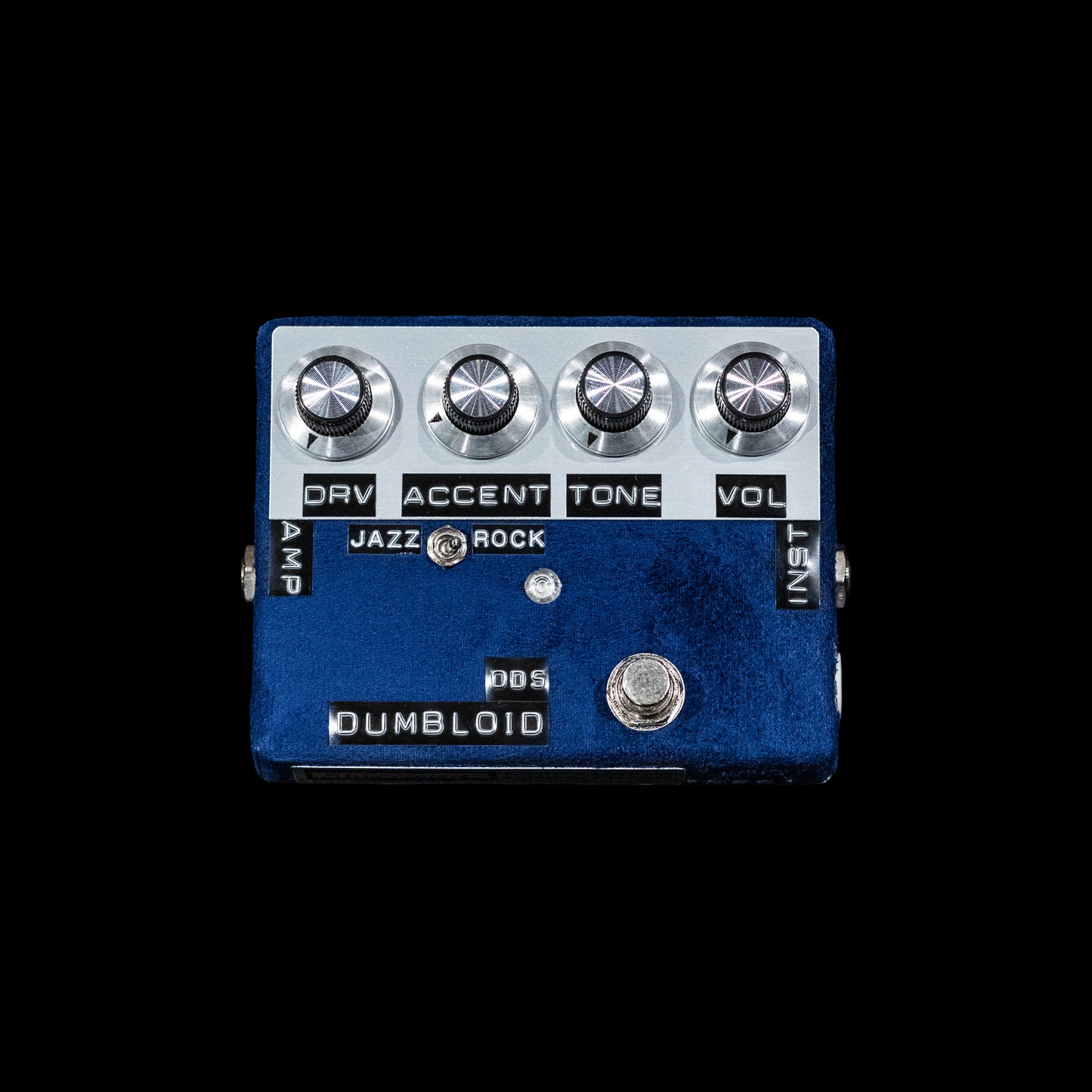 Dumbloid ODS Custom Preamp Drive Pedal - Navy Suede