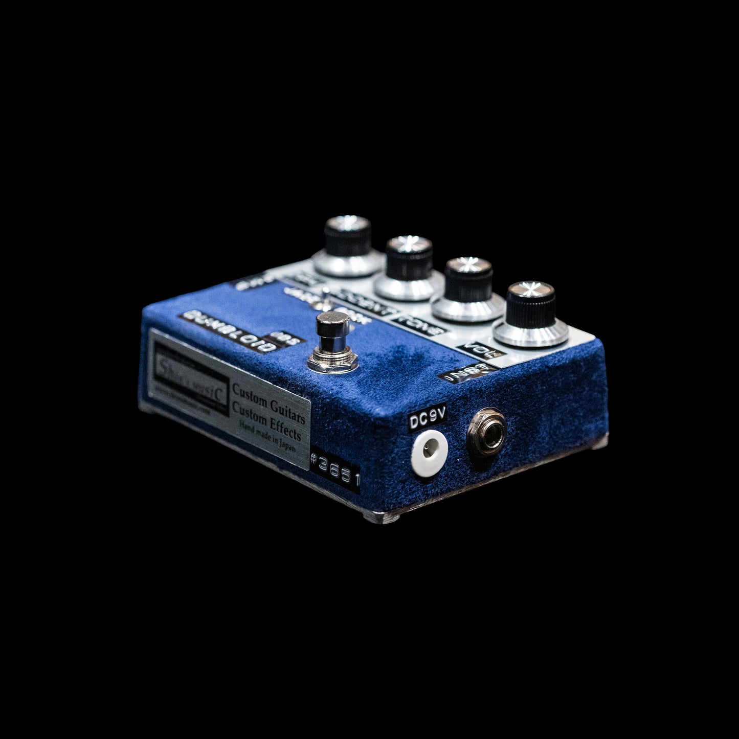 Dumbloid ODS Custom Preamp Drive Pedal - Navy Suede