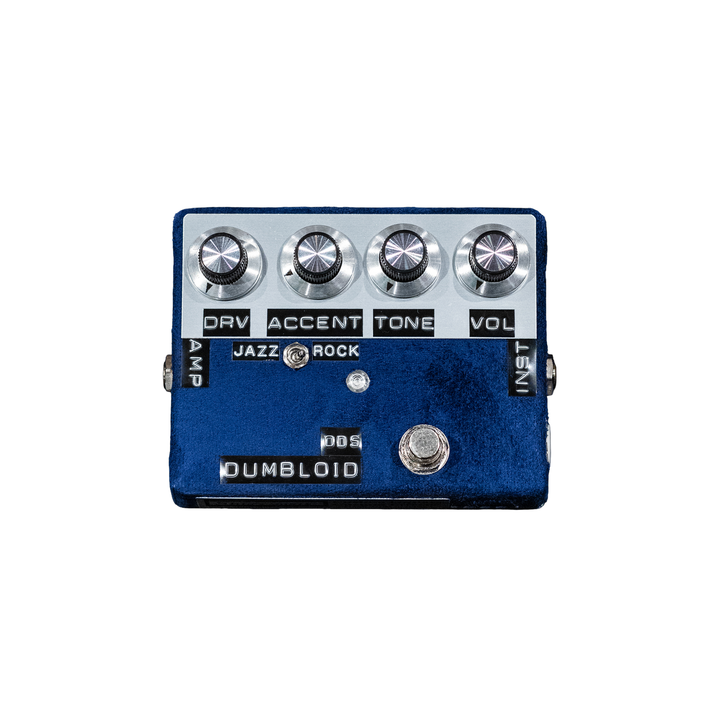 Dumbloid ODS Custom Preamp Drive Pedal - Navy Suede