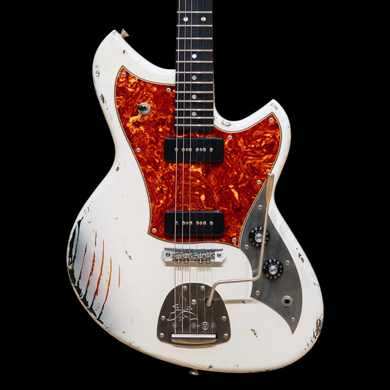 Novo Serus J - Olympic White Over '64 3-Tone Burst