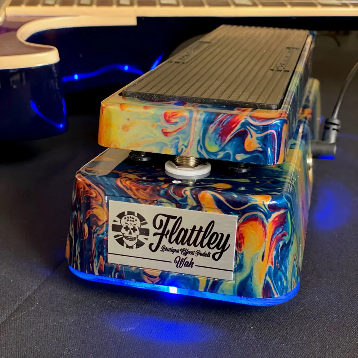 Flattley Wah Pedal - Oil Slick