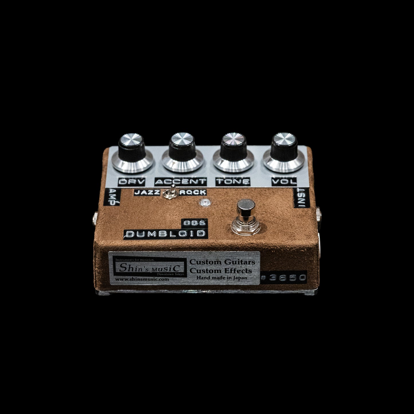 Dumbloid ODS Custom Preamp Drive Pedal - Olive Suede