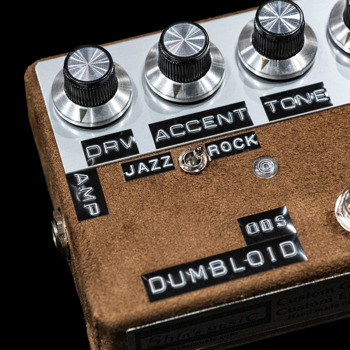 Dumbloid ODS Custom Preamp Drive Pedal - Olive Suede
