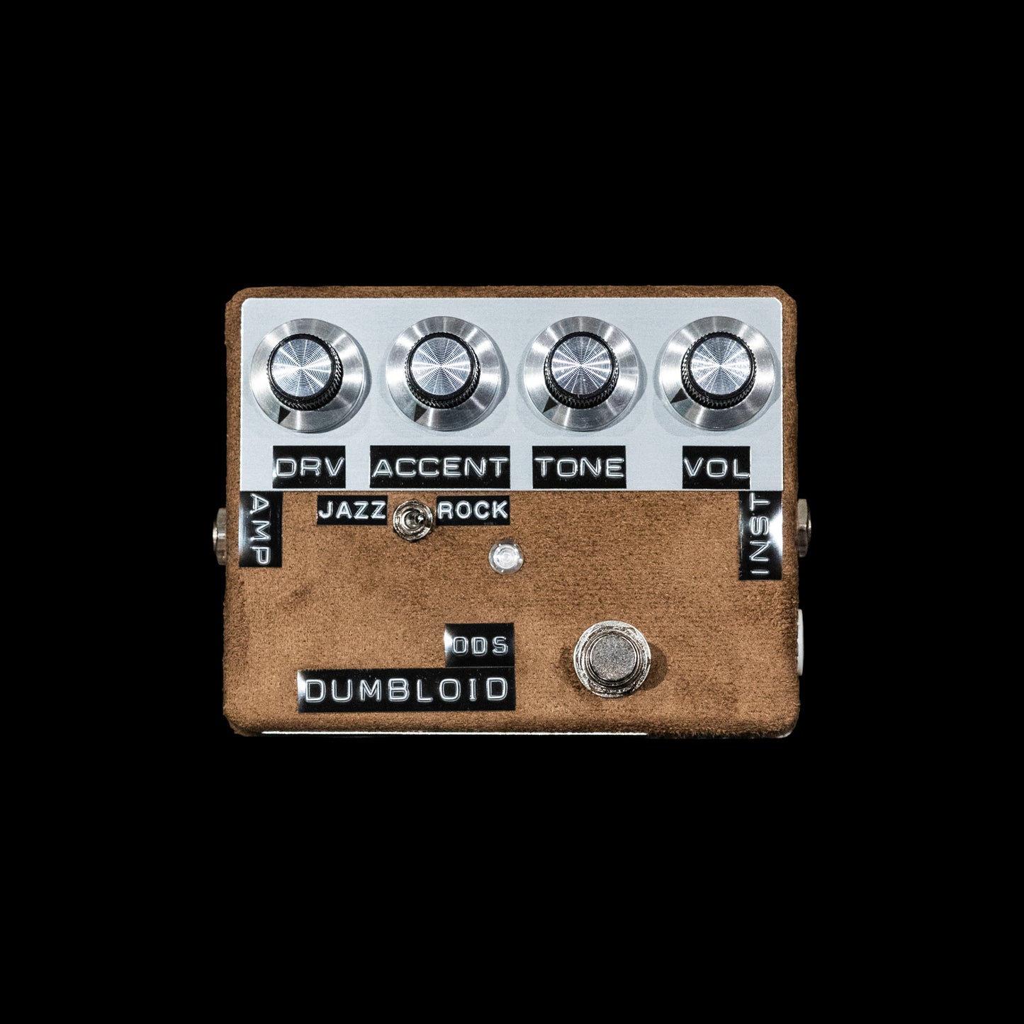 Dumbloid ODS Custom Preamp Drive Pedal - Olive Suede