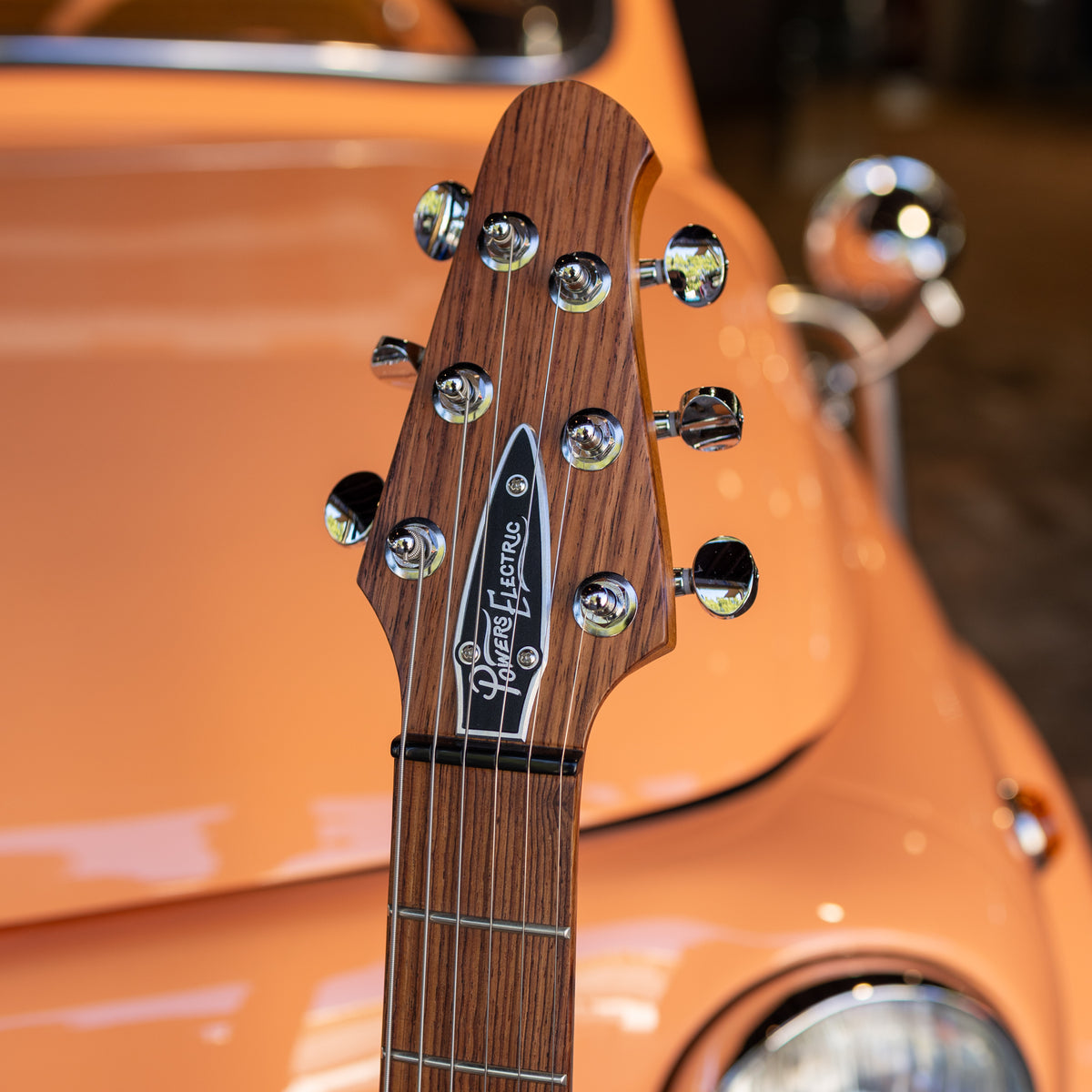 Powers Electric A-Type PF42 Two-Tone - Peach & Moonlight White