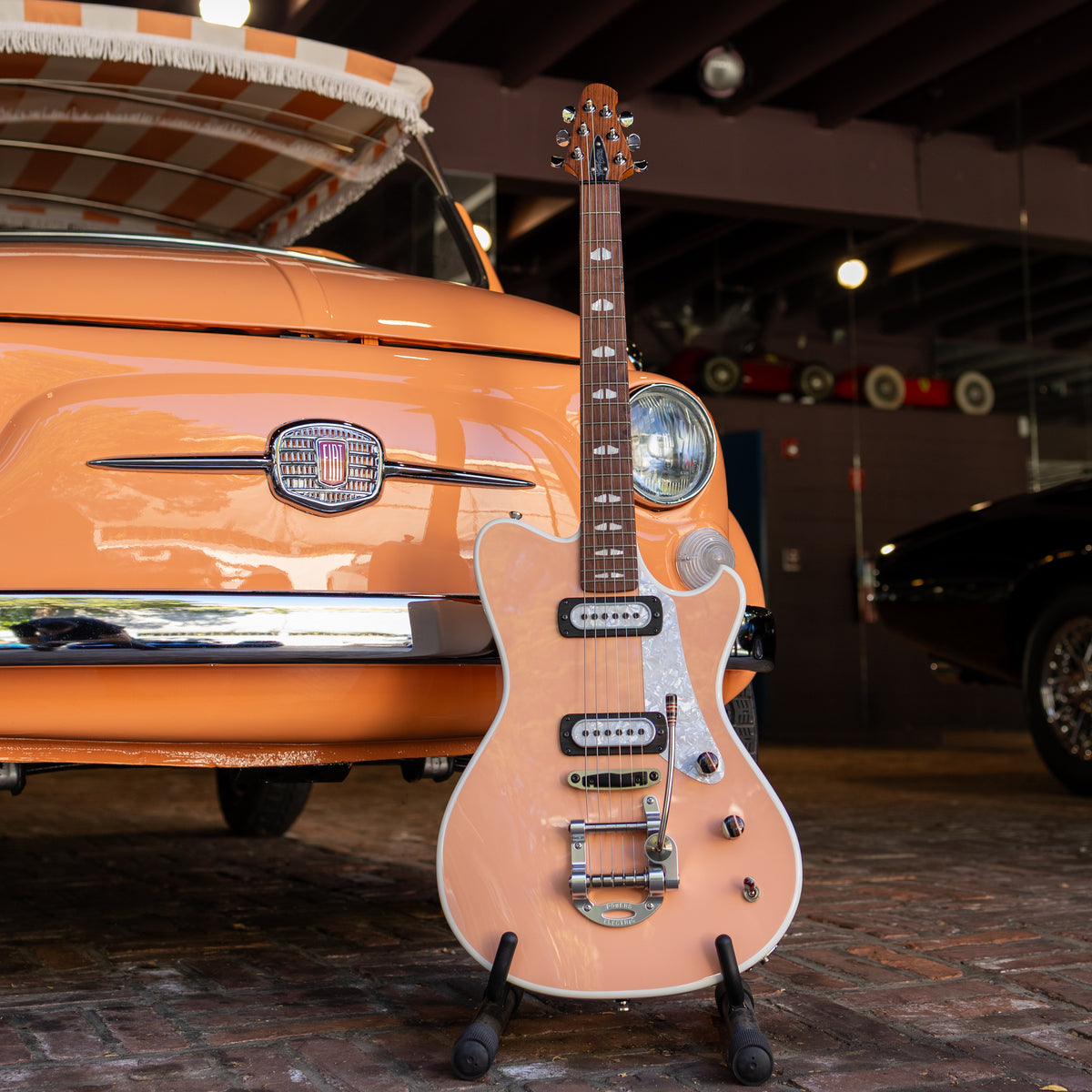 Powers Electric A-Type PF42 Two-Tone - Peach & Moonlight White