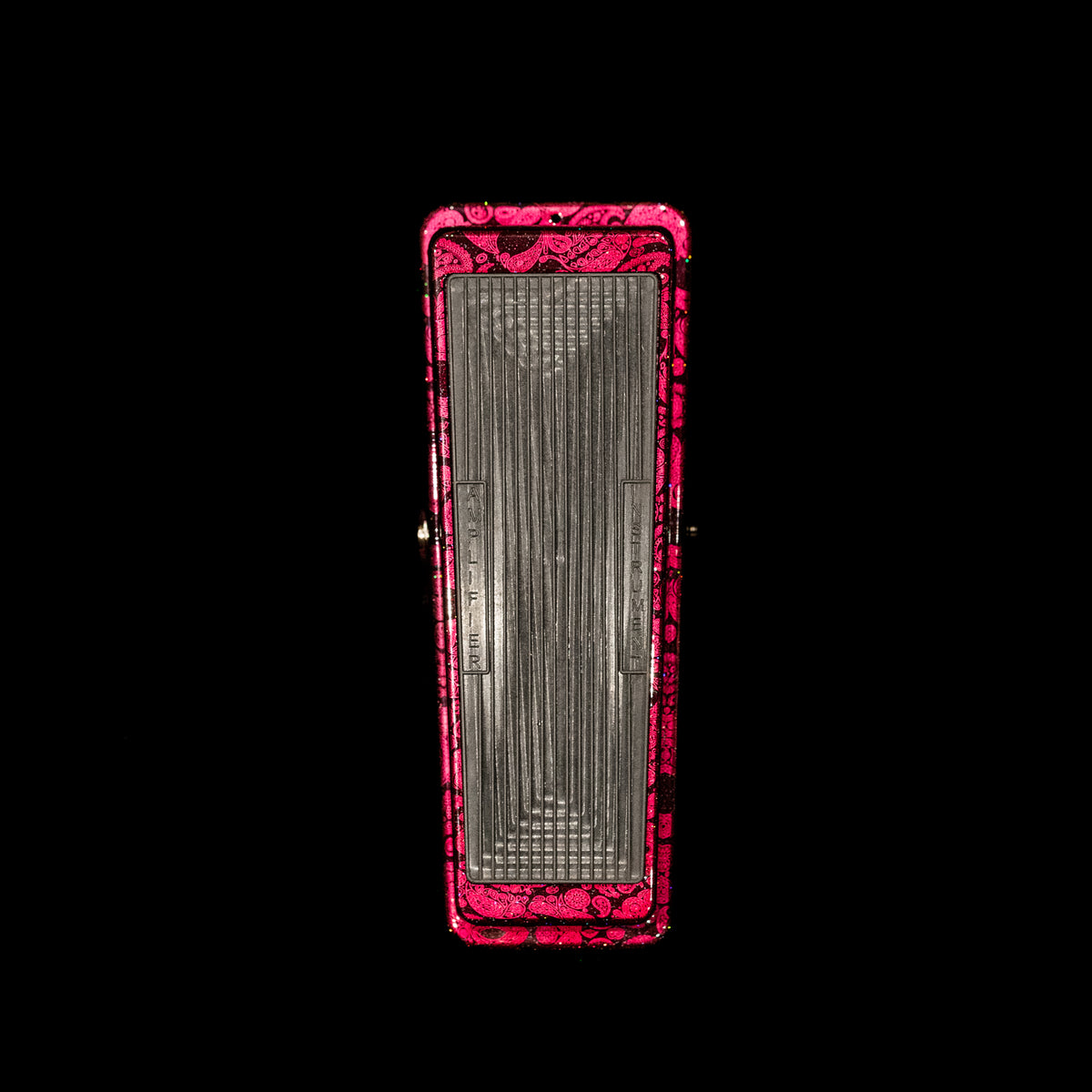 Flattley Wah Pedal 10th Anniversary Edition - Red Paisley Skulls