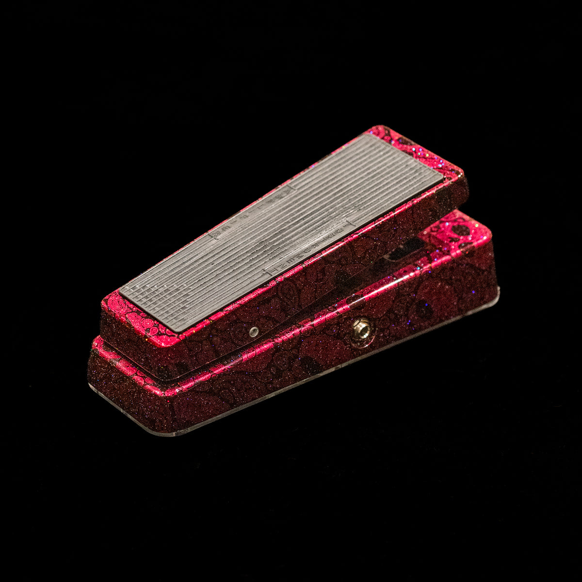 Flattley Wah Pedal 10th Anniversary Edition - Red Paisley Skulls