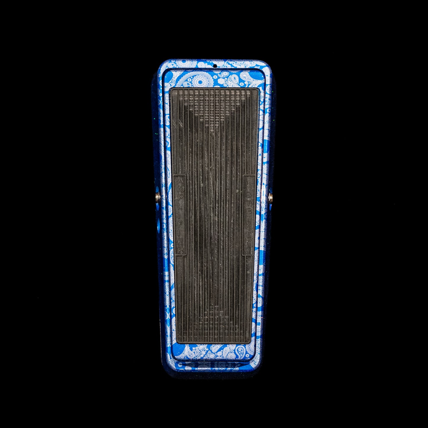 Flattley Wah Pedal 10th Anniversary Edition - Blue Paisley Skulls