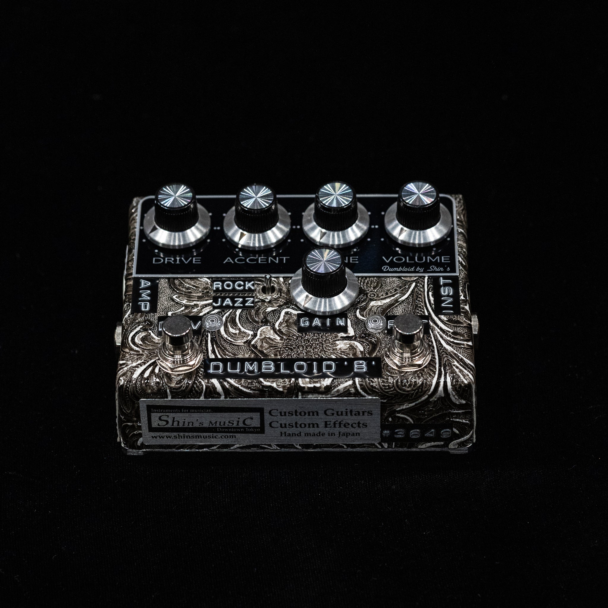 Shin's Music Dumbloid FET Custom Preamp Drive Pedal - Grey Western