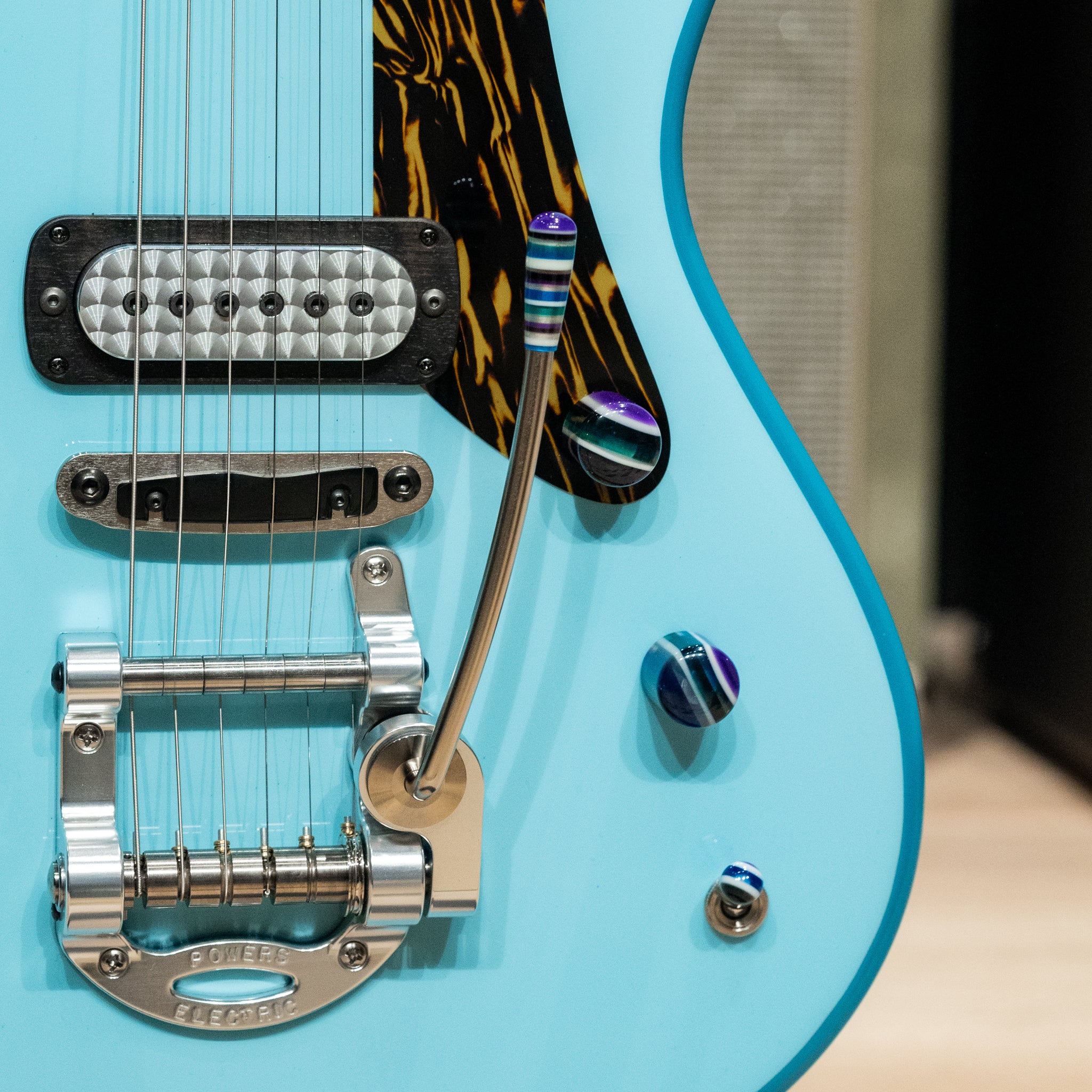 Powers Electric A-Type FF42 Two-Tone - Larkspur Blue & Cascade