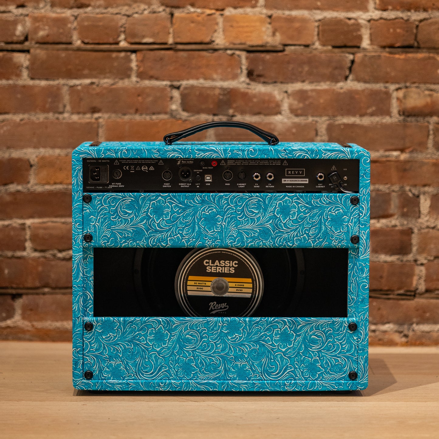 Revv Dynamis D25 Custom 25W 1x12 Combo - Teal Western