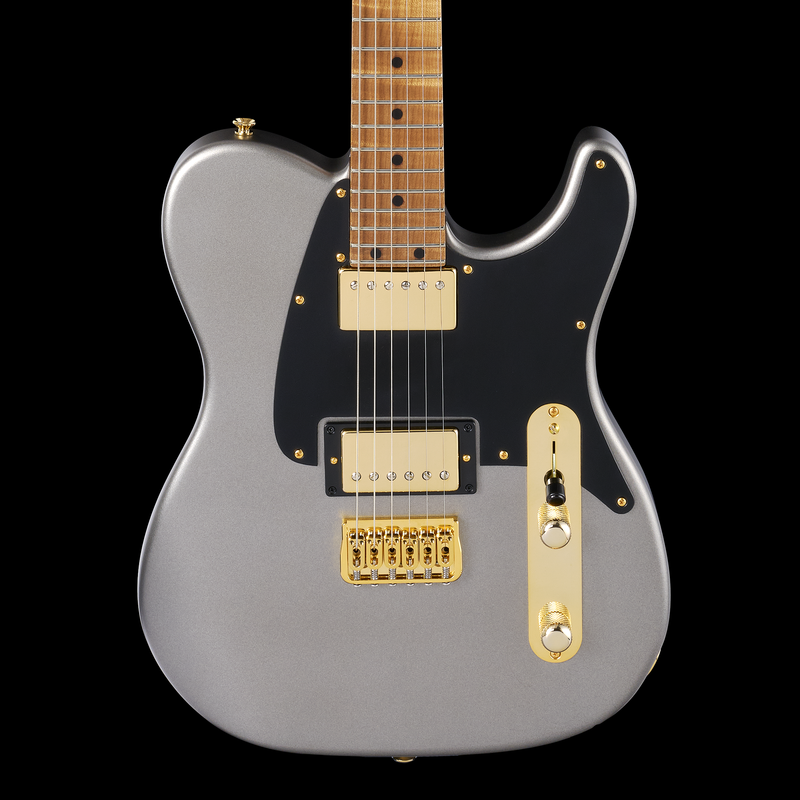 LsL Custom T Bone Grey Matte Gunmetal Black Gold Hardware – For Sale at Round Hill Music Co., Greenwich CT
