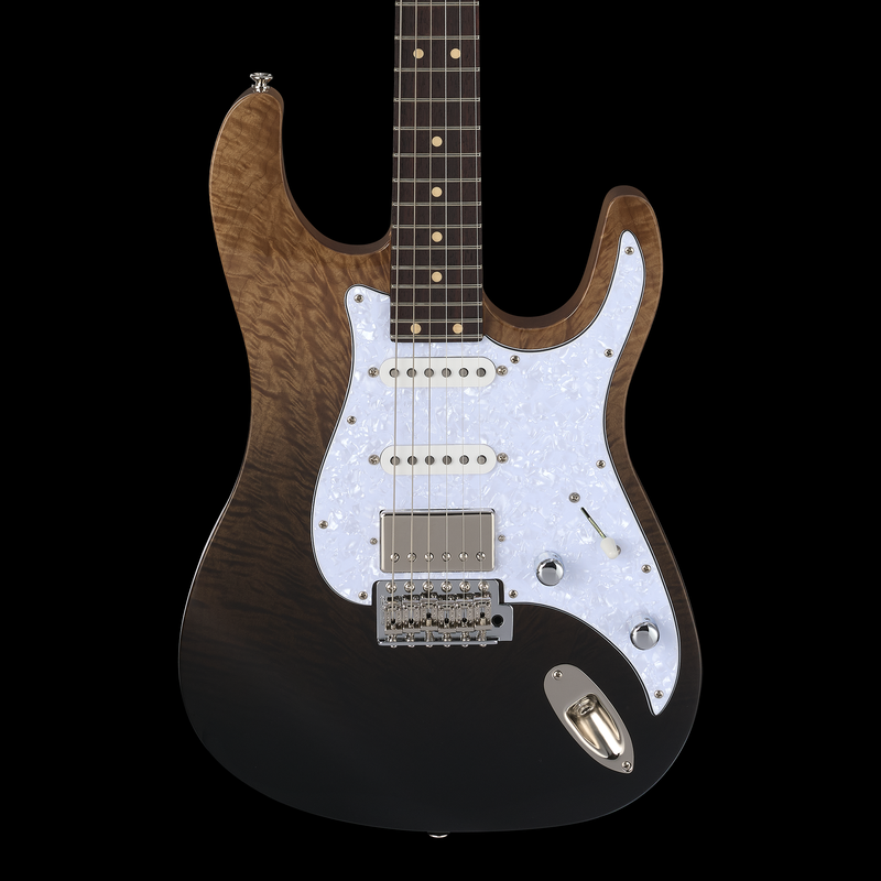 LsL Custom Saticoy Black Gradient Quilt – For Sale at Round Hill Music Co., Greenwich CT