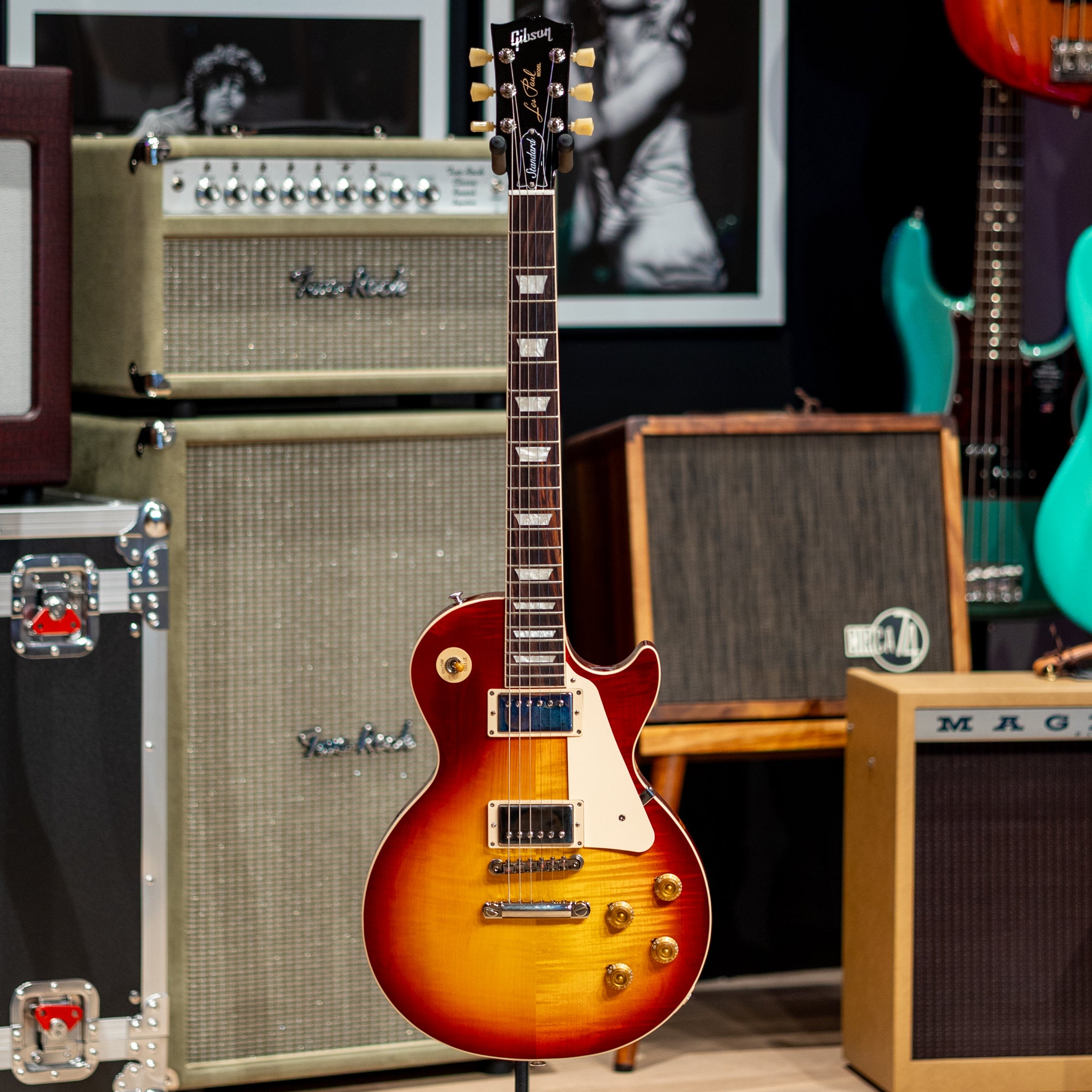 Gibson Les Paul Standard 50s - Heritage Cherry Sunburst – Round