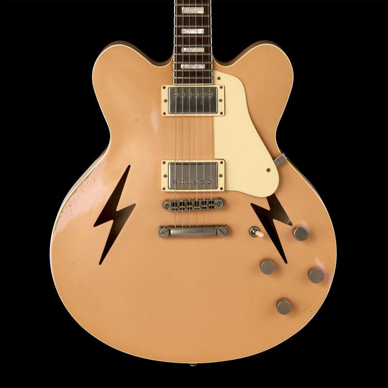 Rock N Roll Relics Lightning Aged Shell Pink - For Sale at Round Hill Music Co., Greenwich CT