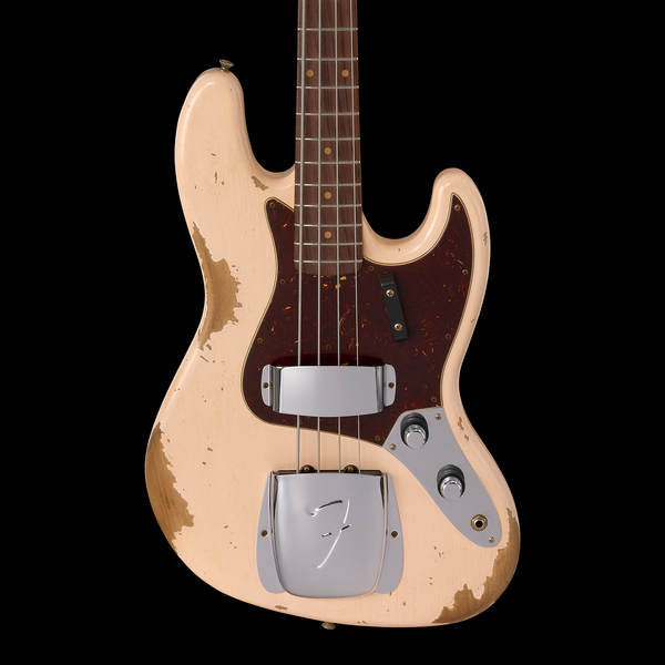 Fender Custom Shop 1961 Jazz Bass RI Heavy Relic - Shell Pink