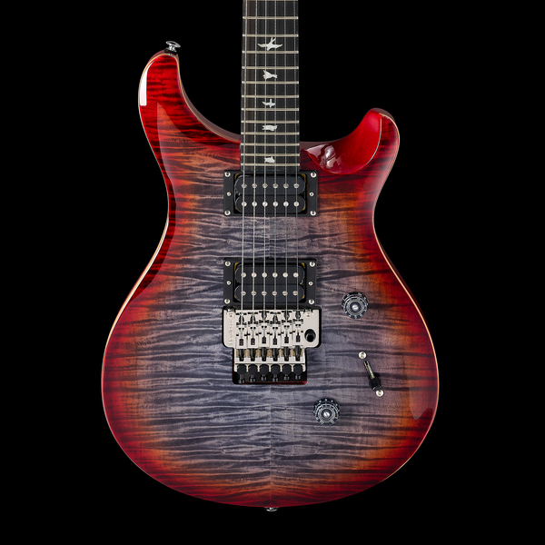 PRS SE Custom 24 Floyd - Charcoal Cherry Burst – Round Hill