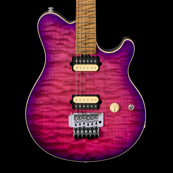 Ernie Ball Music Man Axis - Olallieberry Quilt Top – Round Hill