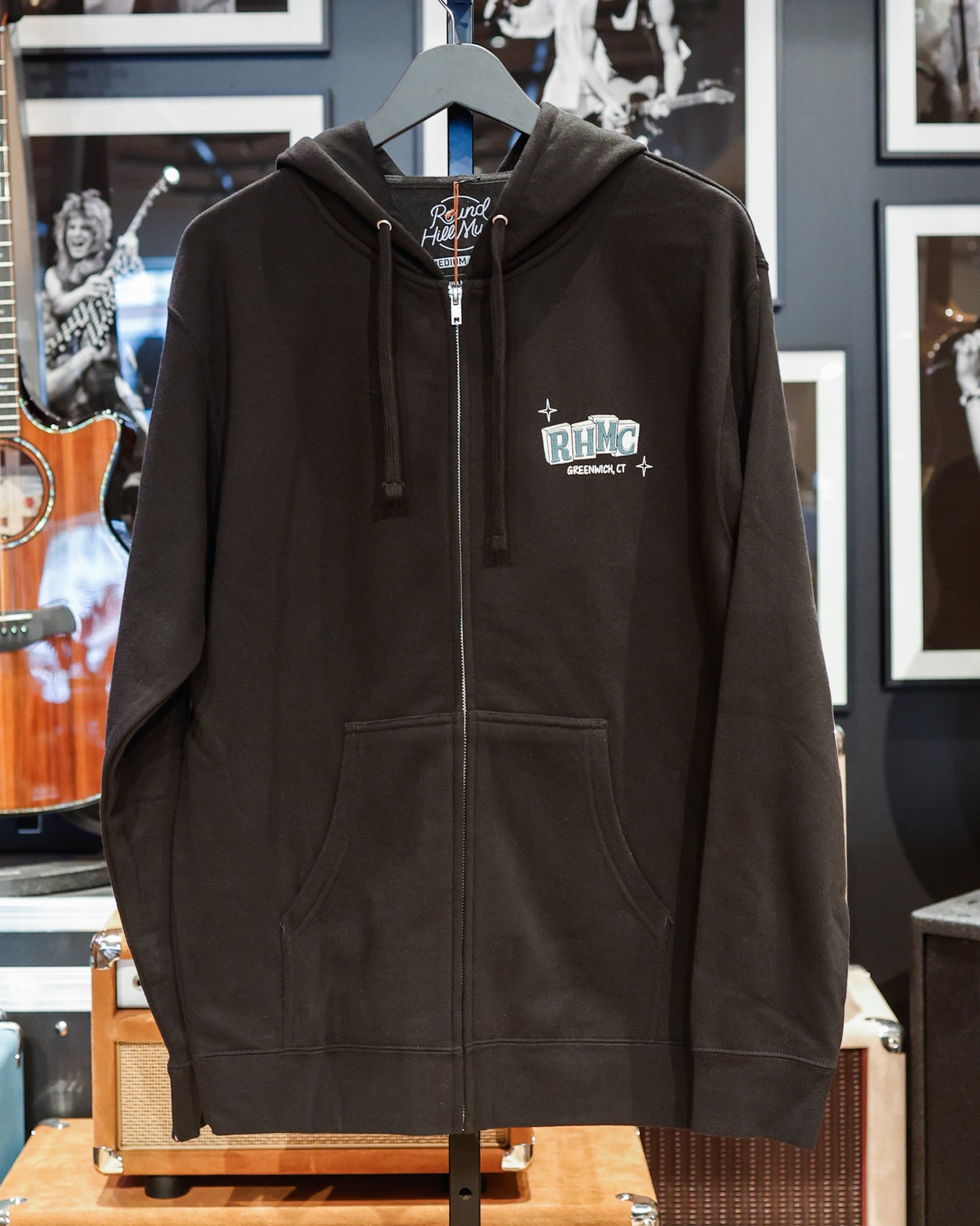 RHMC More Guitars This Way Zip Hoodie - Black