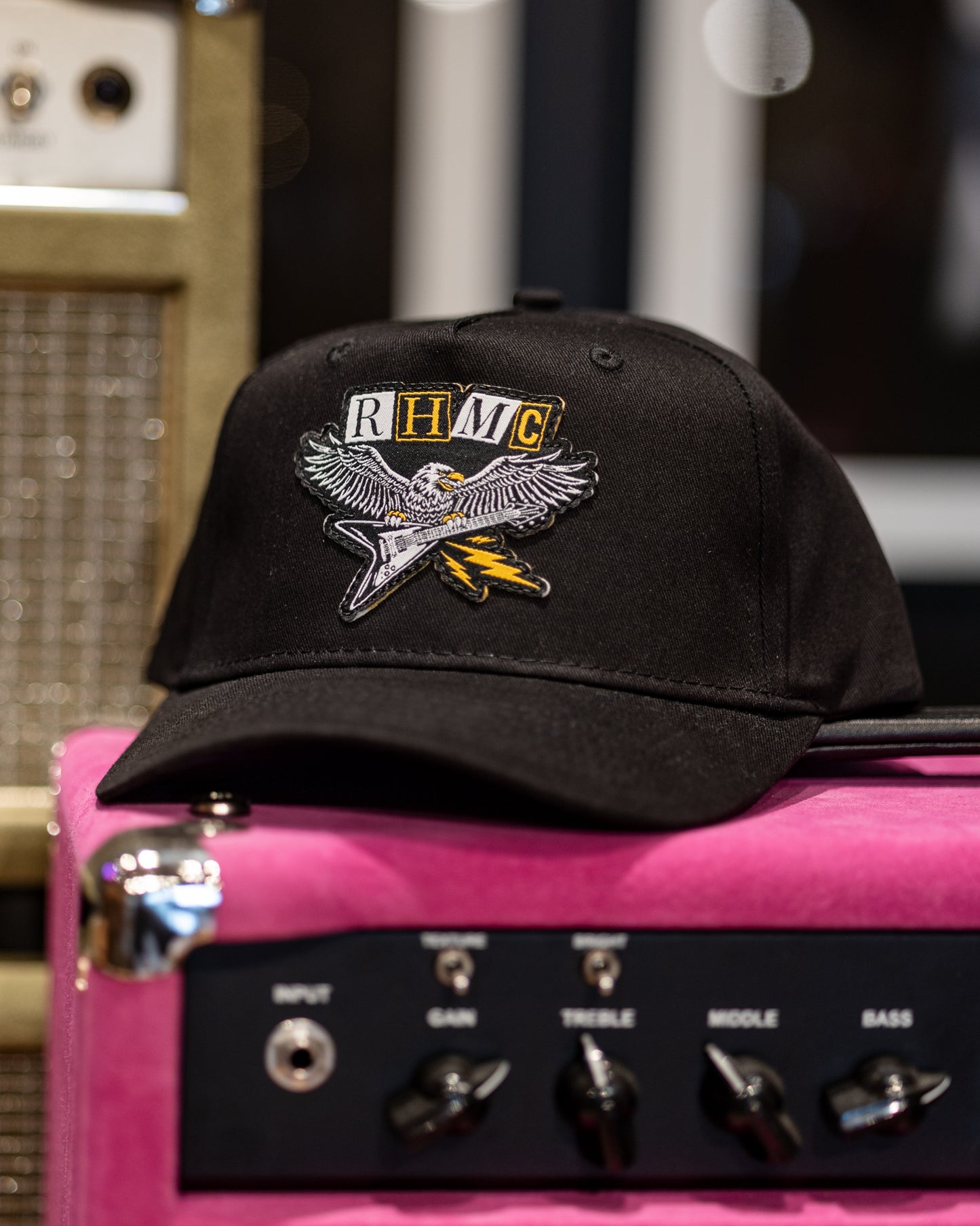 RHMC Eagle Strike Snapback Hat - Black