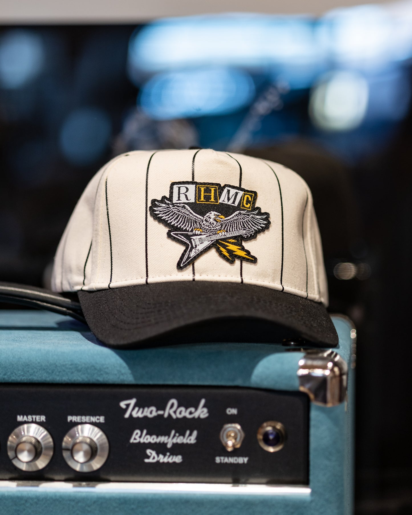 RHMC Eagle Strike Pinstripe Snapback Hat
