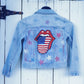 Rolling Stones Hand-Painted Denim Jacket (Child Size)
