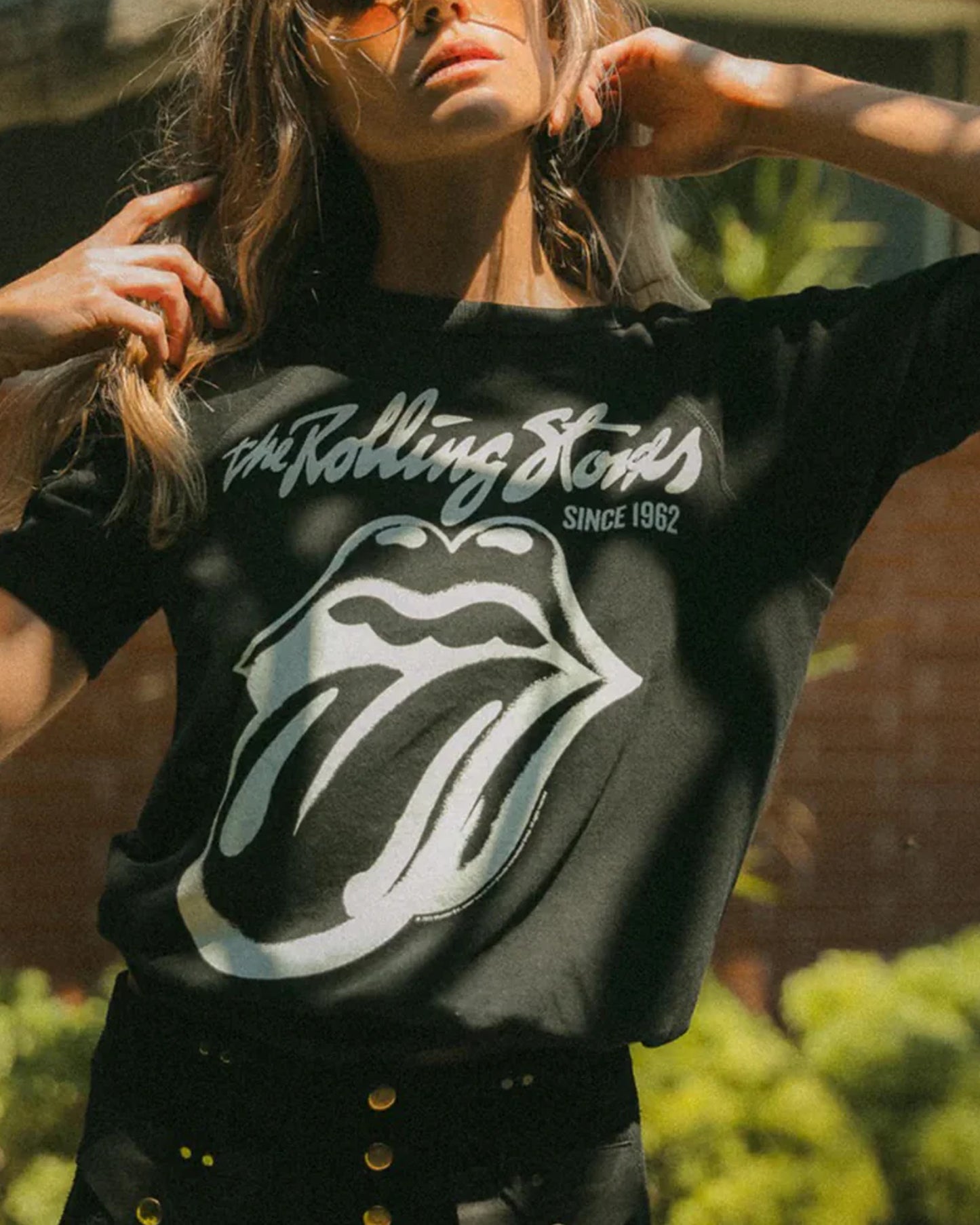 Women's The Rolling Stones Raglan Tee - Black