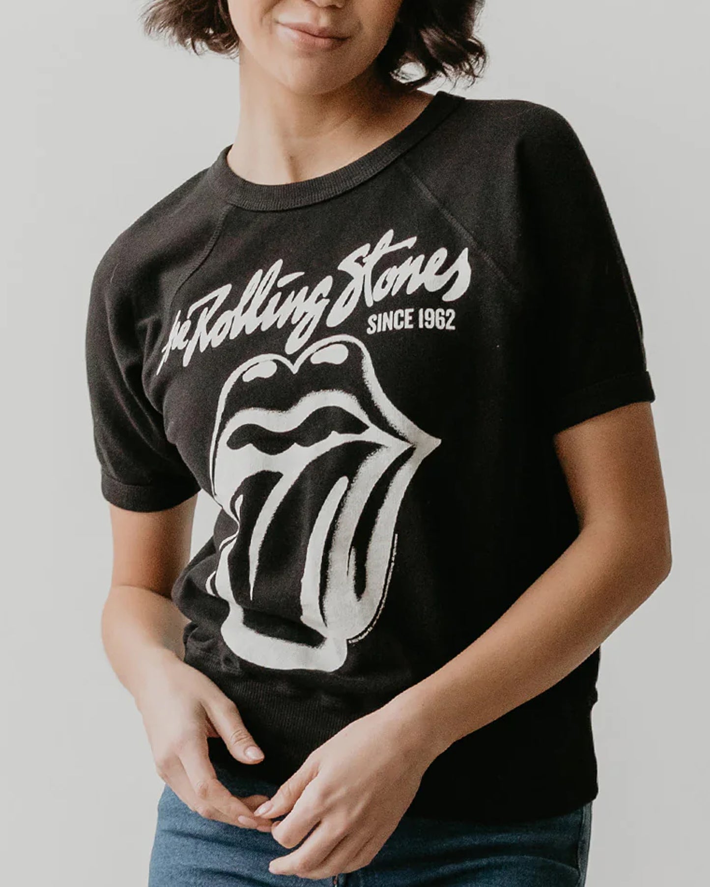 Women's The Rolling Stones Raglan Tee - Black