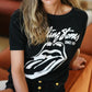 Women's The Rolling Stones Raglan Tee - Black