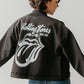 People of Leisure Women's The Rolling Stones Varsity - Black