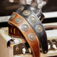 Henry Heller Antiqued Concho Medallion Guitar Strap