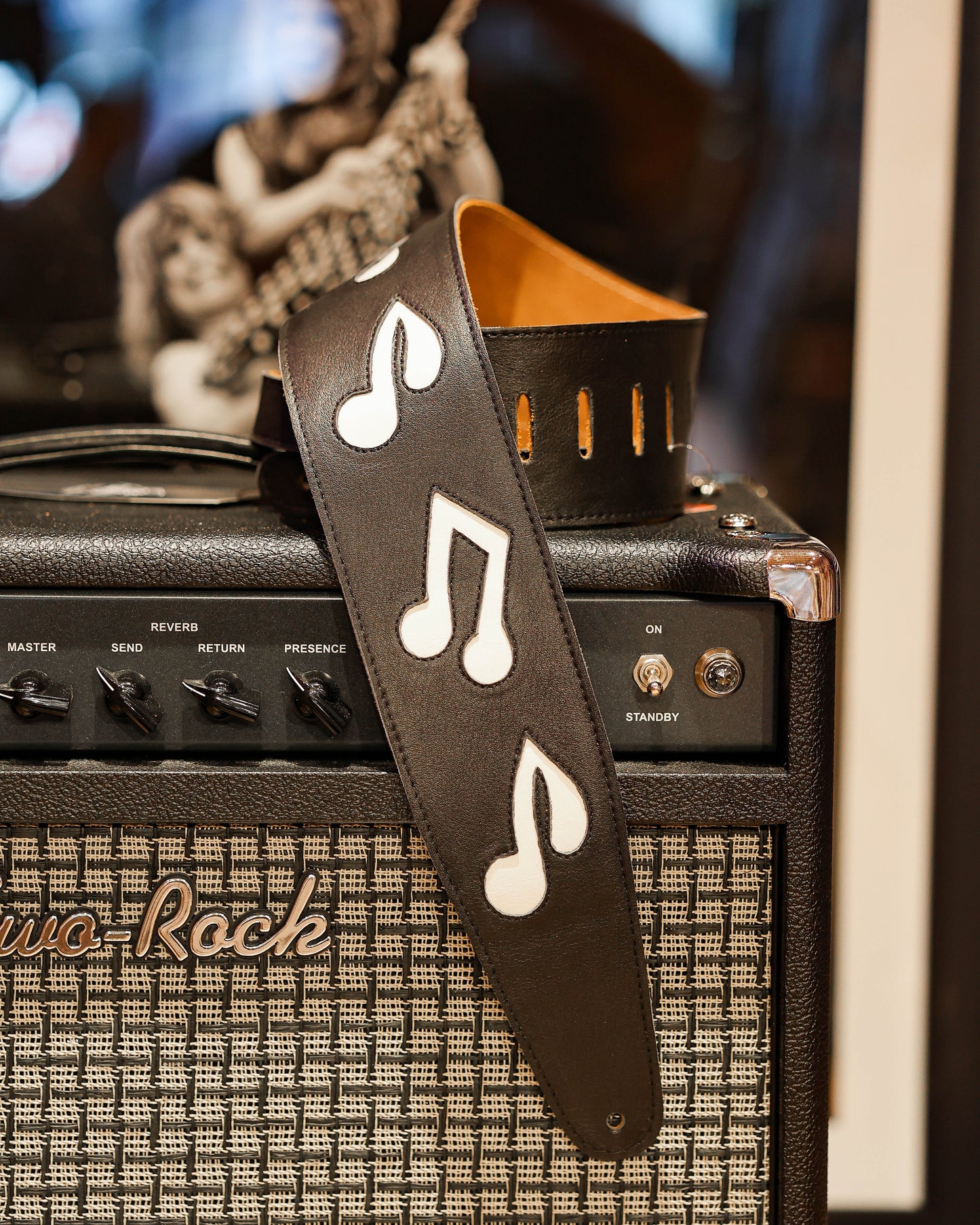 Henry Heller Music Note Guitar Strap