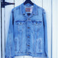 Sublime Hand-Painted Denim Jacket (Large)