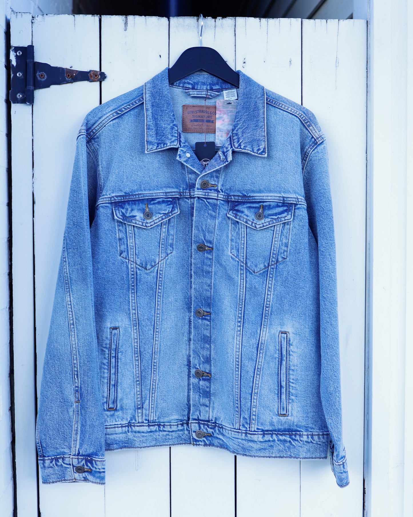 Sublime Hand-Painted Denim Jacket (Large)
