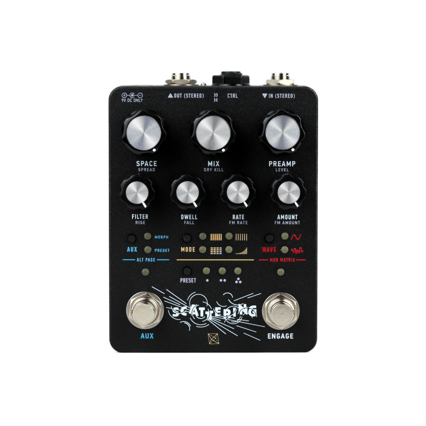 Electronic Audio Experiments Scattering Stereo Reverb Pedal