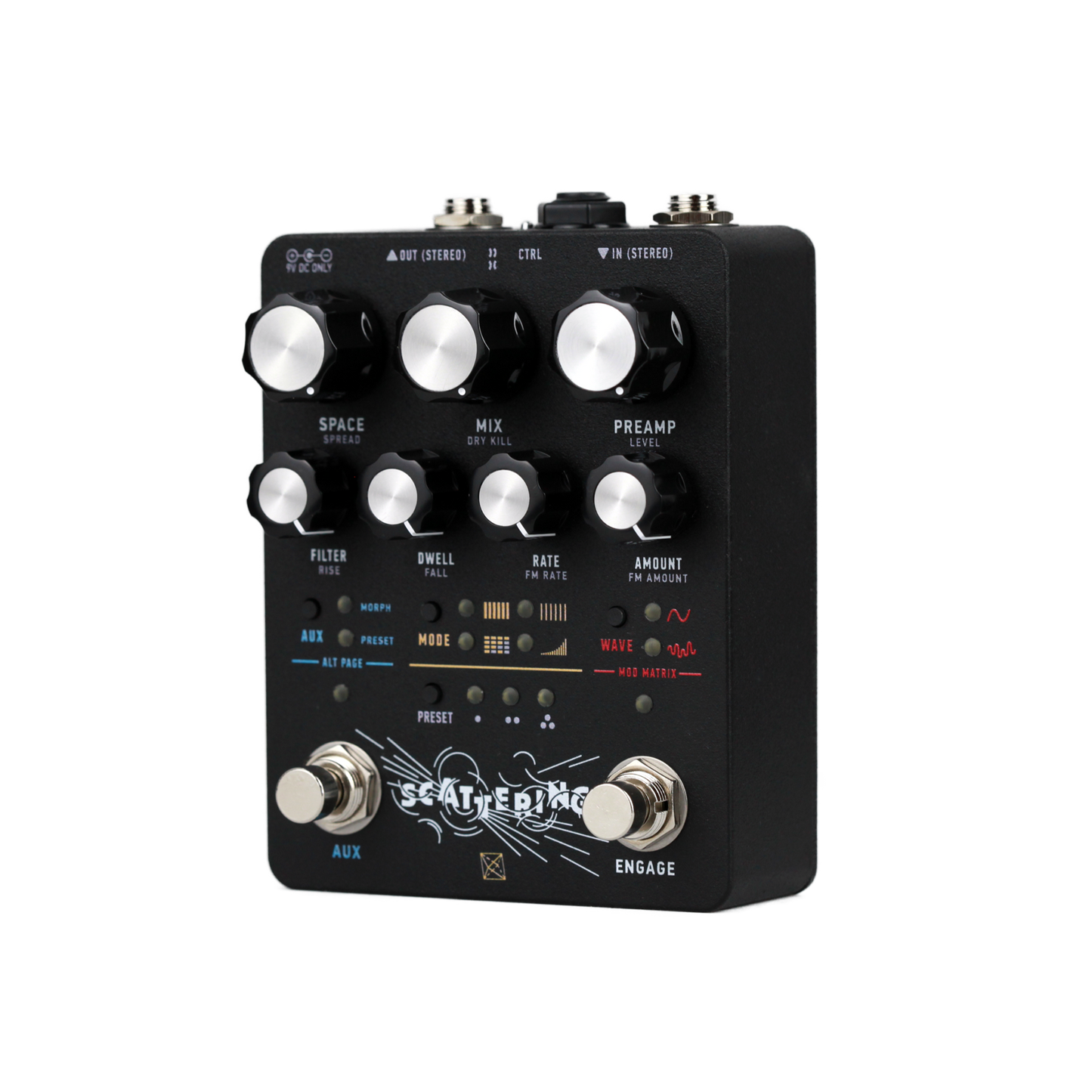 Electronic Audio Experiments Scattering Stereo Reverb Pedal