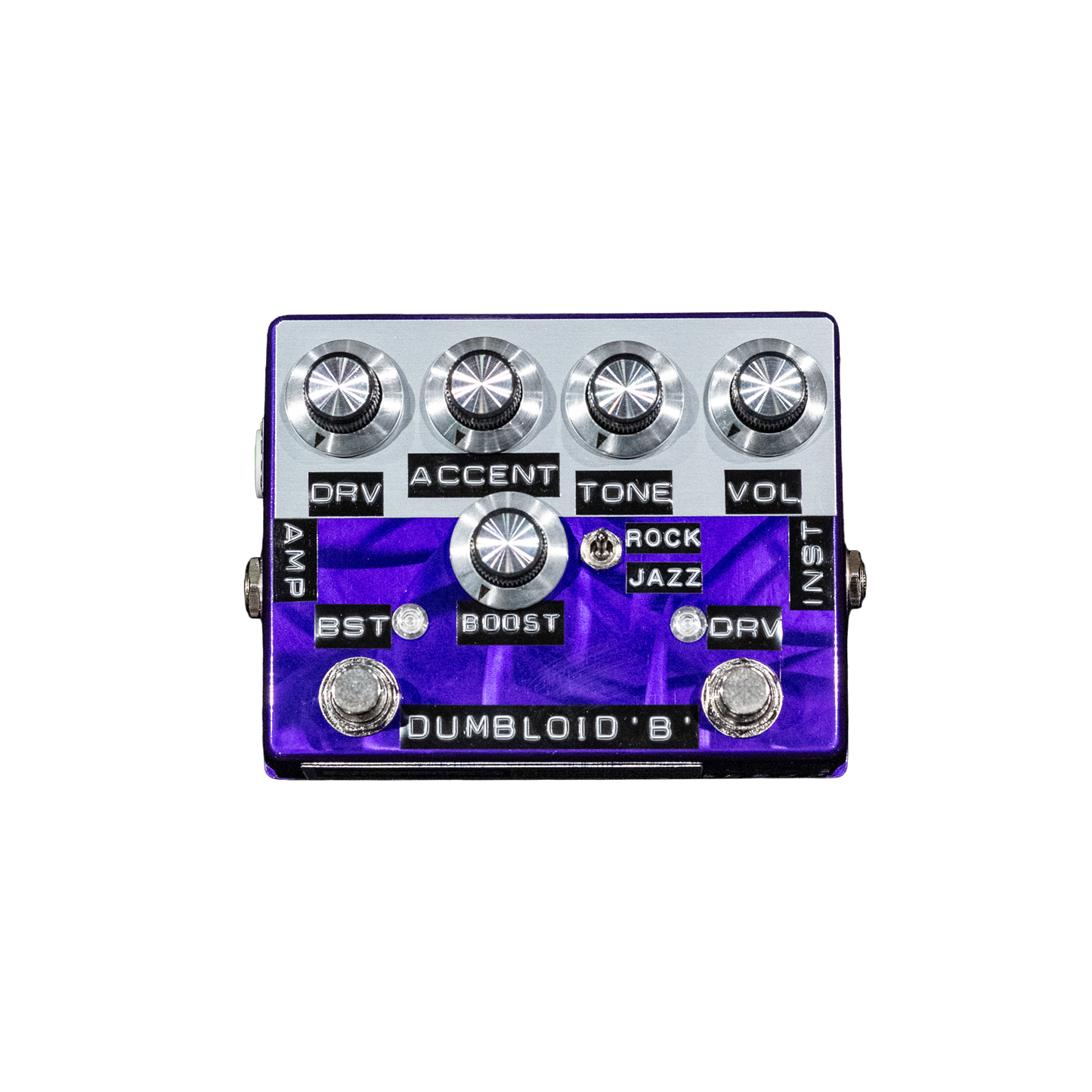 Dumbloid 'B' Special Boost Custom Preamp Drive Pedal - Purple Scratch