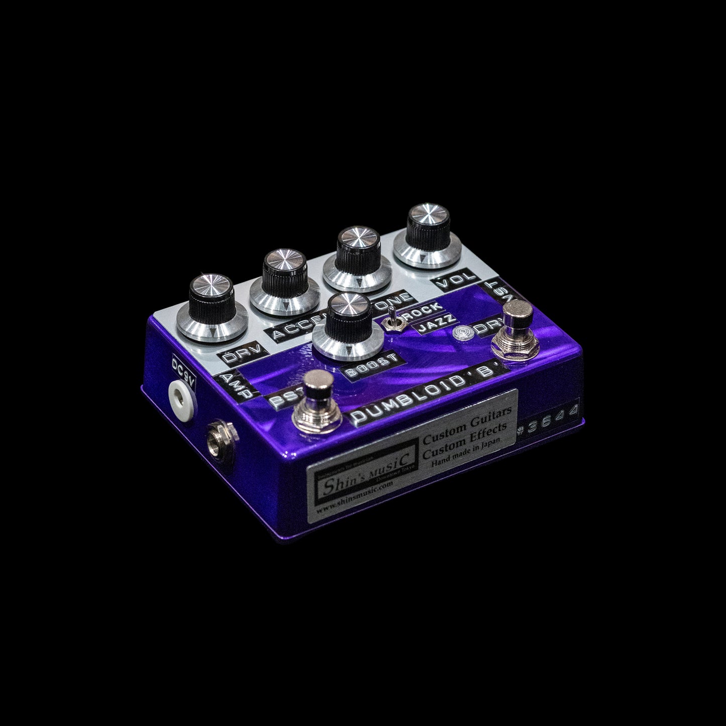 Dumbloid 'B' Special Boost Custom Preamp Drive Pedal - Purple Scratch
