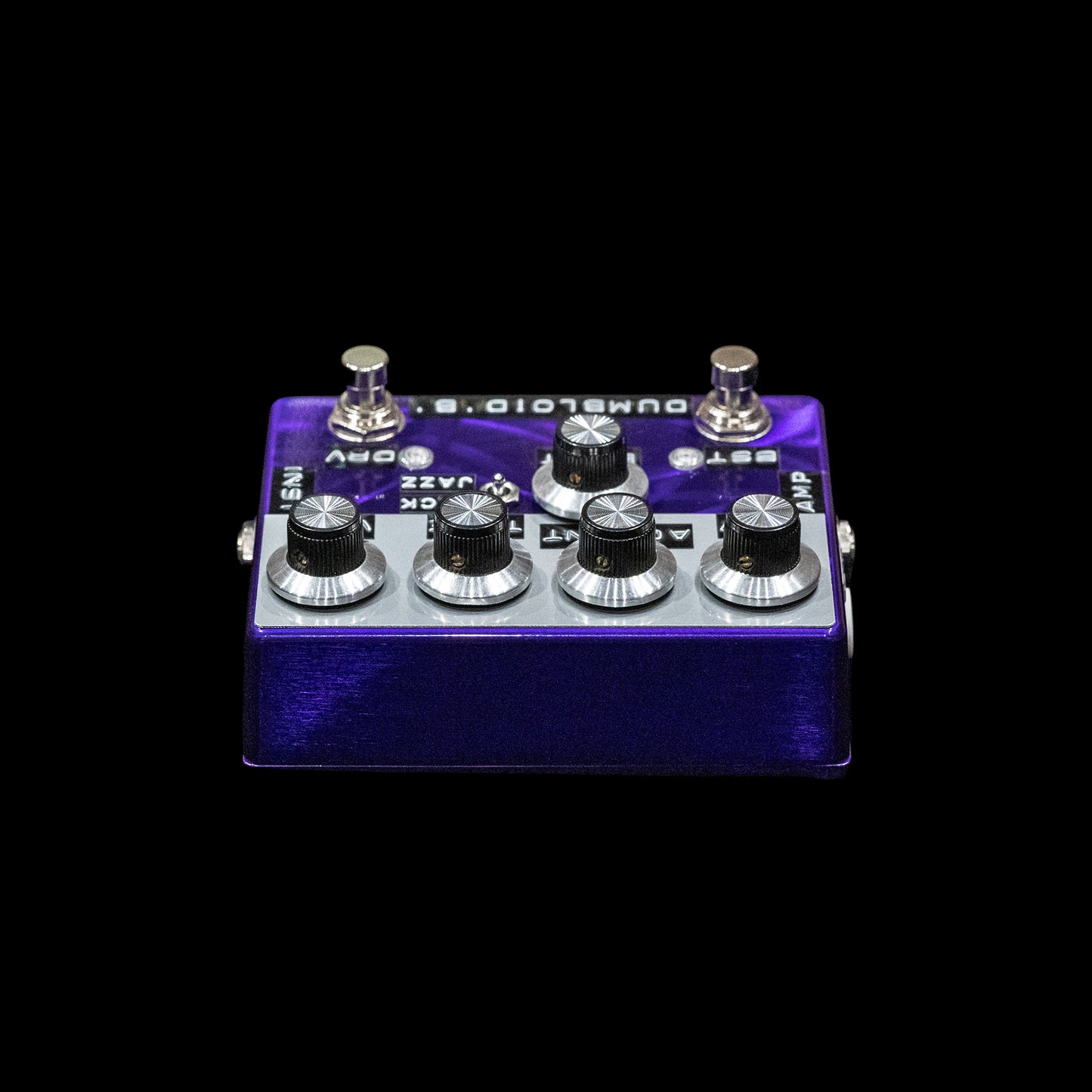 Dumbloid 'B' Special Boost Custom Preamp Drive Pedal - Purple Scratch