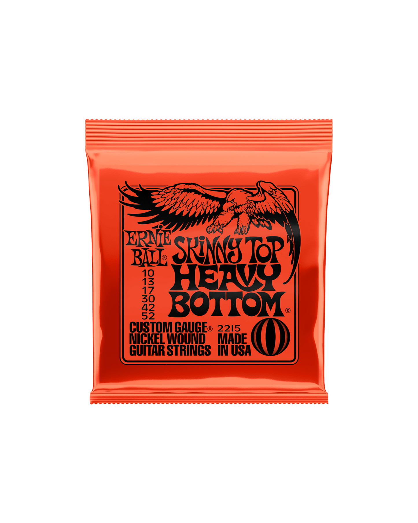 Skinny Top Heavy Bottom Slinky Nickel Wound Electric Guitar Strings 10-52 Gauge