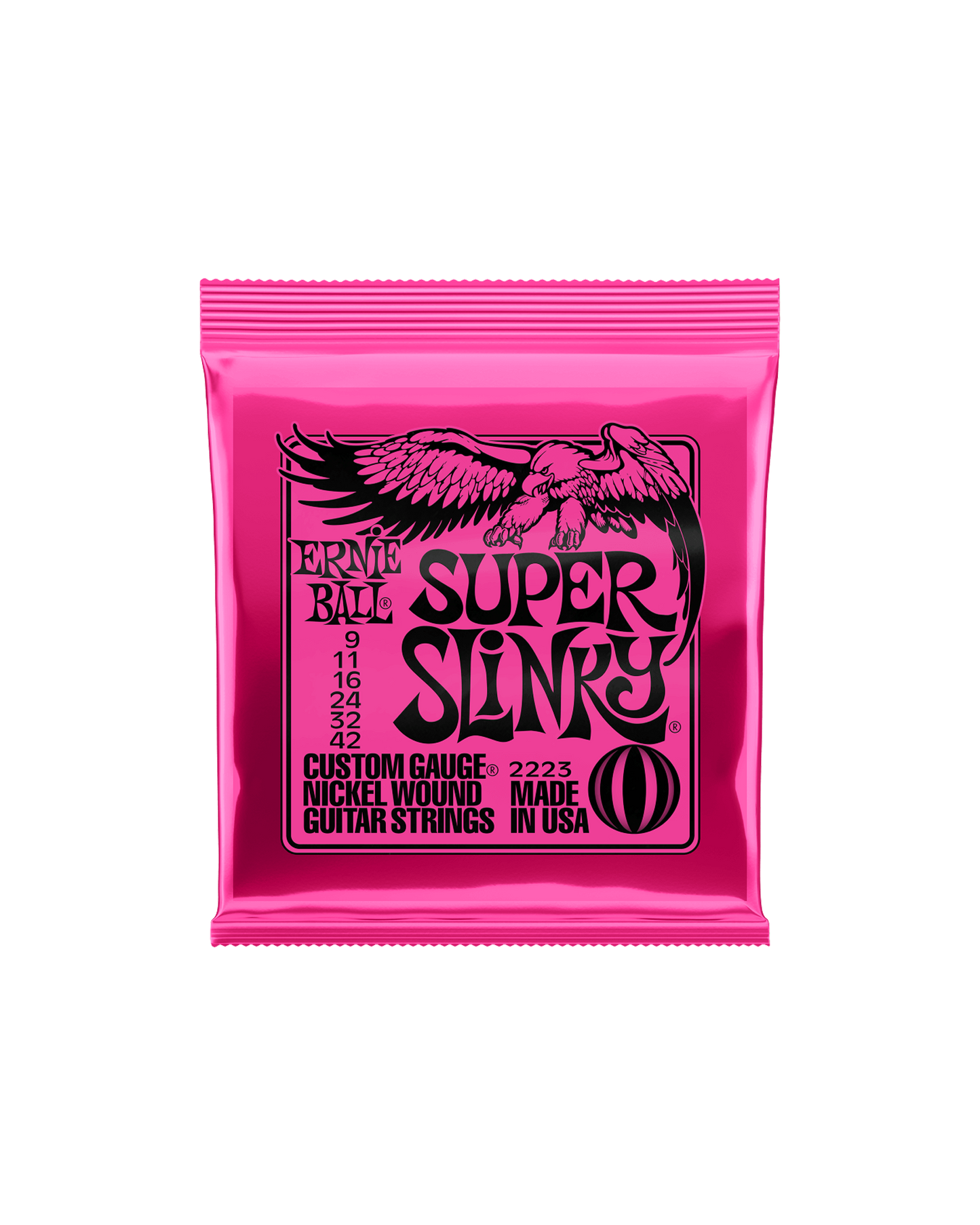 Super Slinky Nickel Wound Electric Guitar Strings 9-42 Gauge