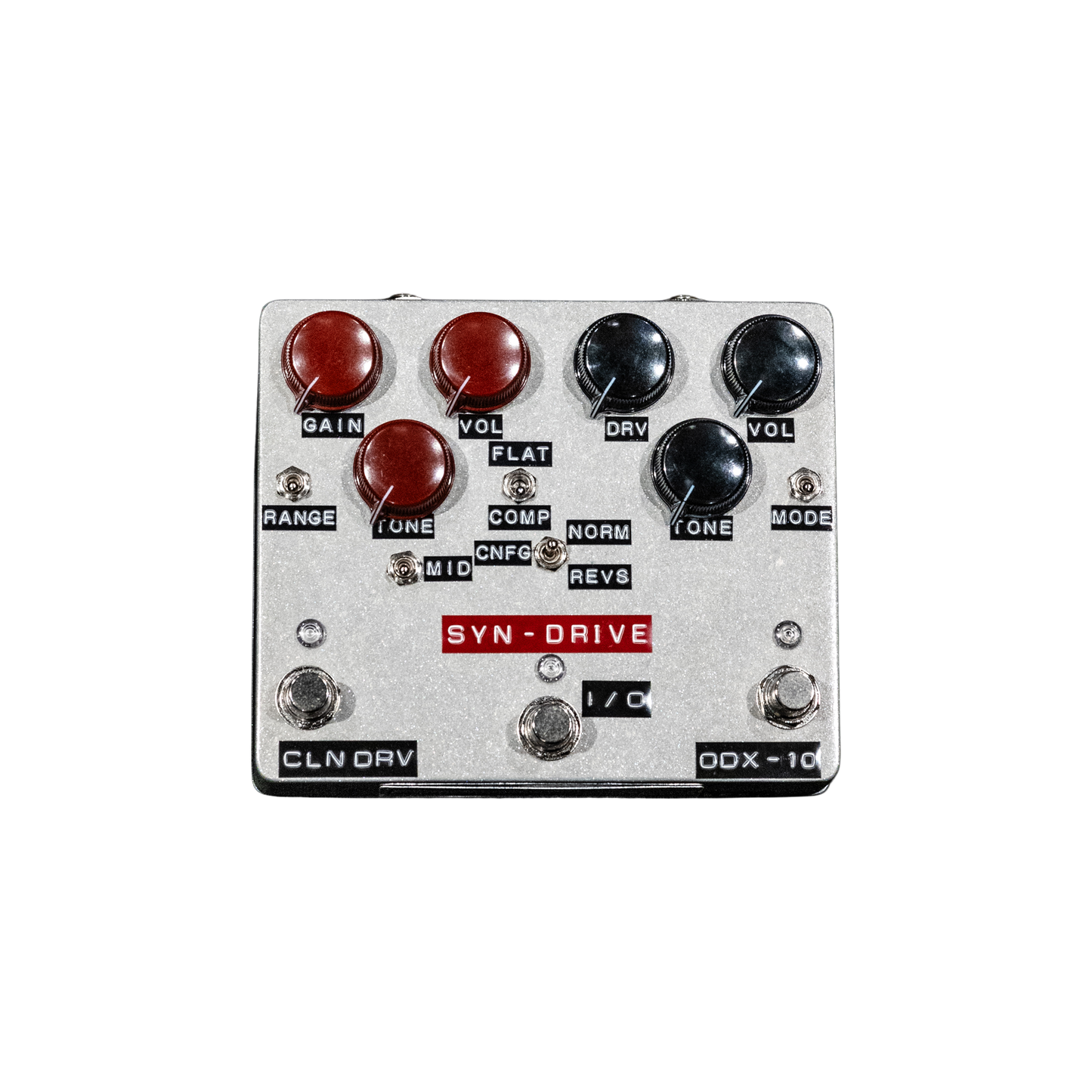 Syn Drive Custom Combo Pedal - Meta Silver