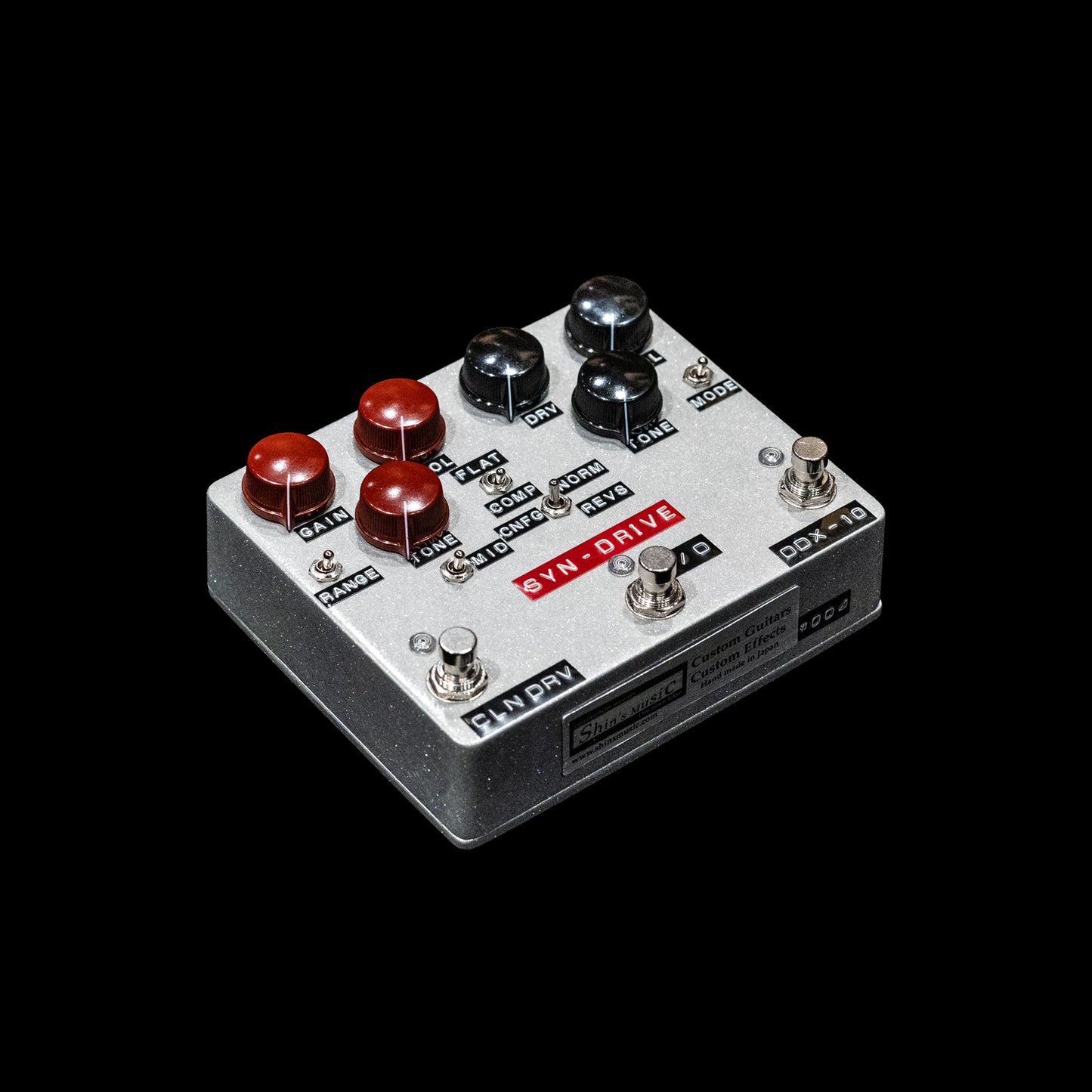 Syn Drive Custom Combo Pedal - Meta Silver